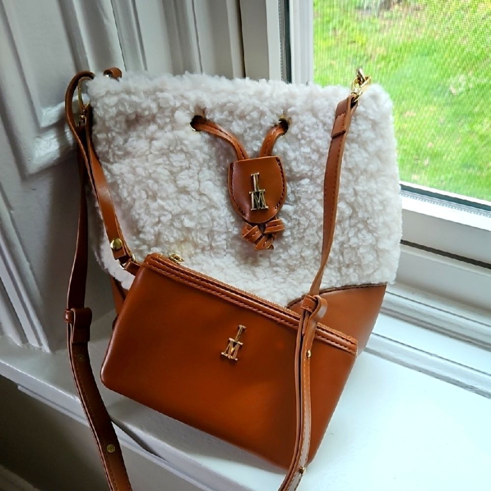 Issac Mizrahi Fuzzy Crossbody Bag